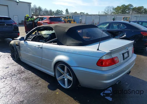 2005 BMW M3 z USA, uszkodzony, nr VIN WBSBR93485PK09754